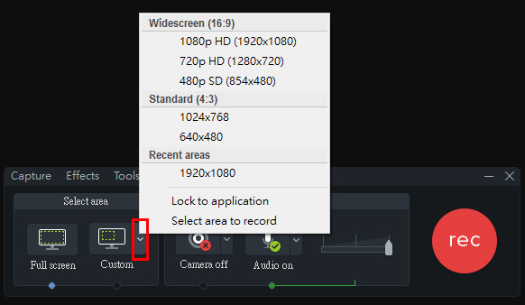 camtasia pause recording