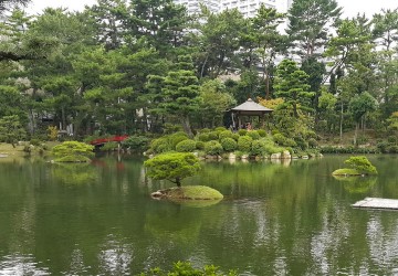 縮景園美景